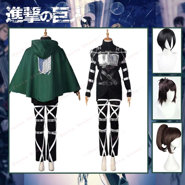 Attack On Titan 4 The Final Season Rivaille Cosplay Costume Halloween  Superhero Outfits Shingeki No Kyojin Team Armour Uniform - Cosplay Costumes  - AliExpress