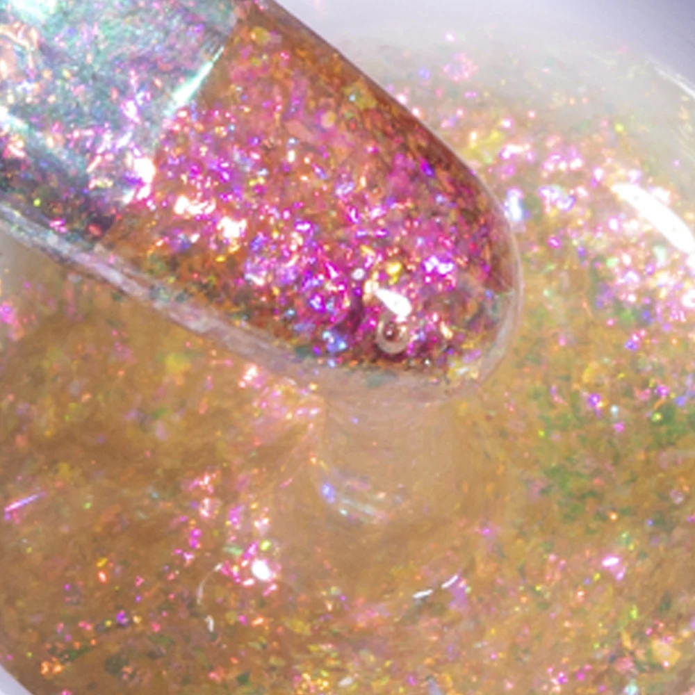 KODIES GEL Opal Glitter Top Coat Gel Nail Polish 15ML Sparkle Semi permanent UV Auroral Gel Varnish Finish All for Manicure Nail 3