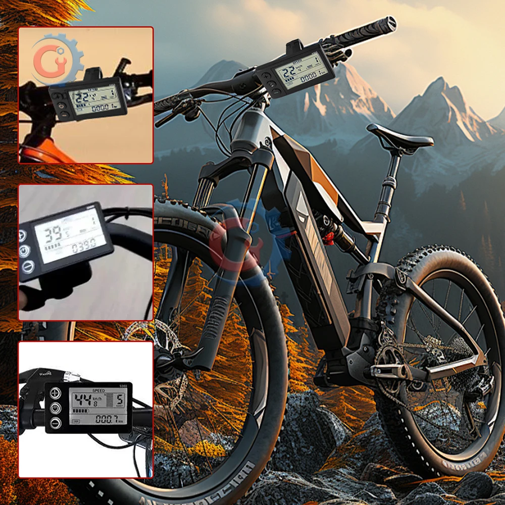 1500W 36V/48V/64V E-Bike Controller Display LCD a onda sinusoidale per S866 SW900 890 V888 Kit motore brushless per scooter Ebike impermeabile - immagine 5