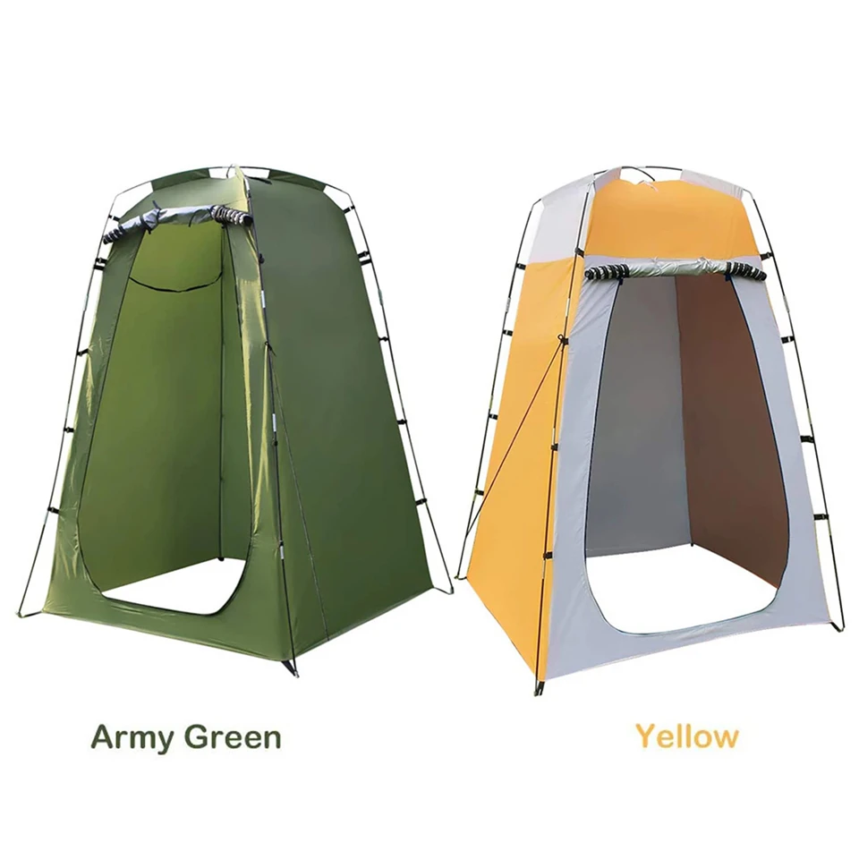 

Outdoor Shower Bath Room Tent Camping Privacy Toilet Tent Shelter Portable Changing Fitting Room Single Person Summer Beach Tent