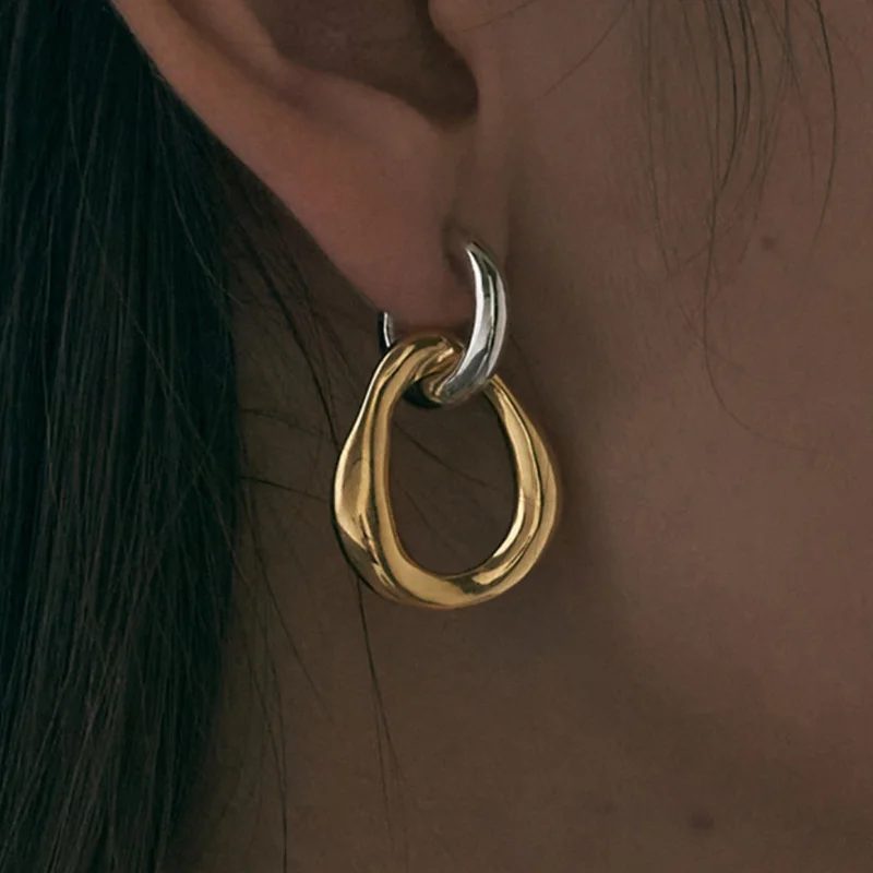 Orecchini a forma di coniglio/orecchini a forma di luna, orecchini a clip, orecchini a forma di luna, orecchini rosa, orecchini blu, tema coniglio - Italia