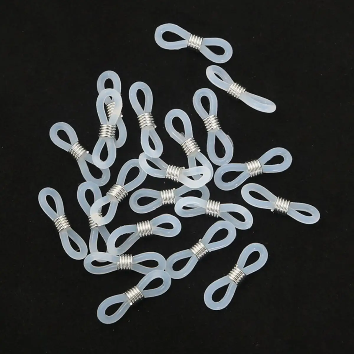 Versatile Eyewear Chain Connectors Set - 20pc Stylish Retainer Strap Ends
