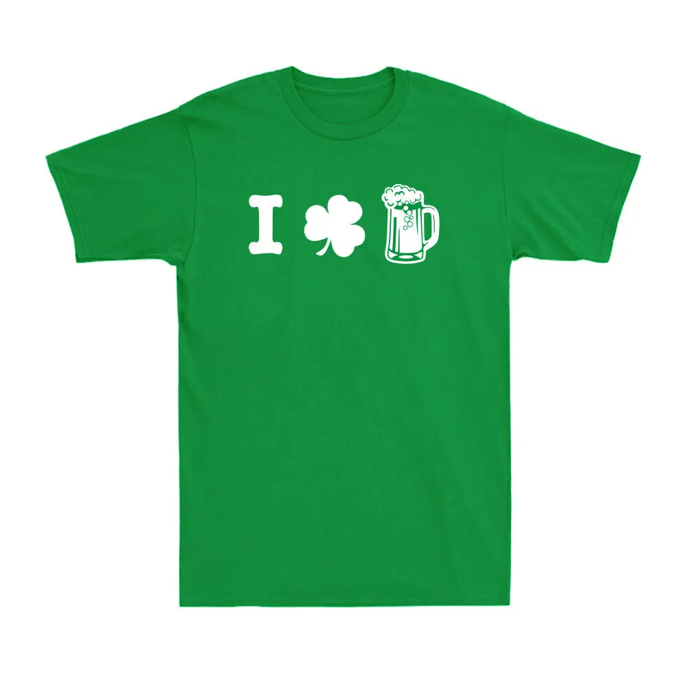 

Футболка с надписью «I Clover love Beer Shamrock» на День Св. Патрика