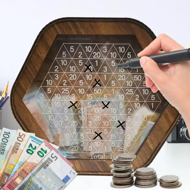 Fa Malacka Bank Hatszögletű Pénzmegtakarító Doboz Dísz Megtakarítási Gólokkal És Digitális Skálával Gyerekeknek Felnőtteknek