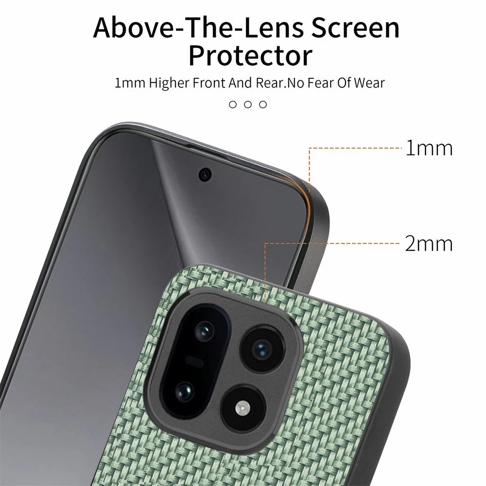 Luxury Leather Phone Case with Lens Protection