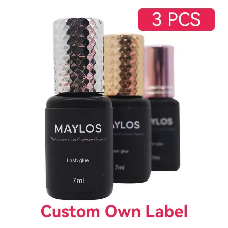 

3Pcs Eyelash Extension Glue for False Eyelashes for Home use Eyelash Extension Professional 1s Quickly Dry Waterproof