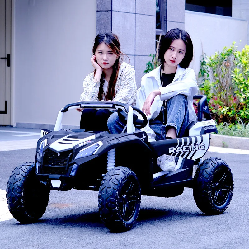 Children's Electric Car Oversized Two-seater Off-road Vehicle ATV Riding Outdoor Toys Stroller Electric Car for Adults Ride On studio props photography classic metal scooter photo shoot accessories for baby posing props iron car ride on toys for children