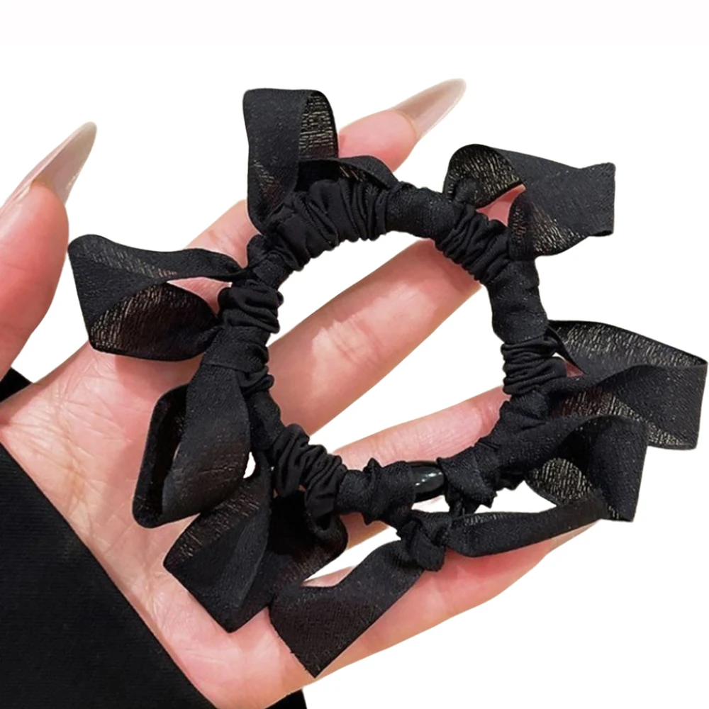 1/2 stücke Koreanische Handarbeit Gewebt Bogen Schleife Stirnband für Frauen Elastische Stretch Band Maker Haar Zubehör Elegante Mode Haarband – Detail 11