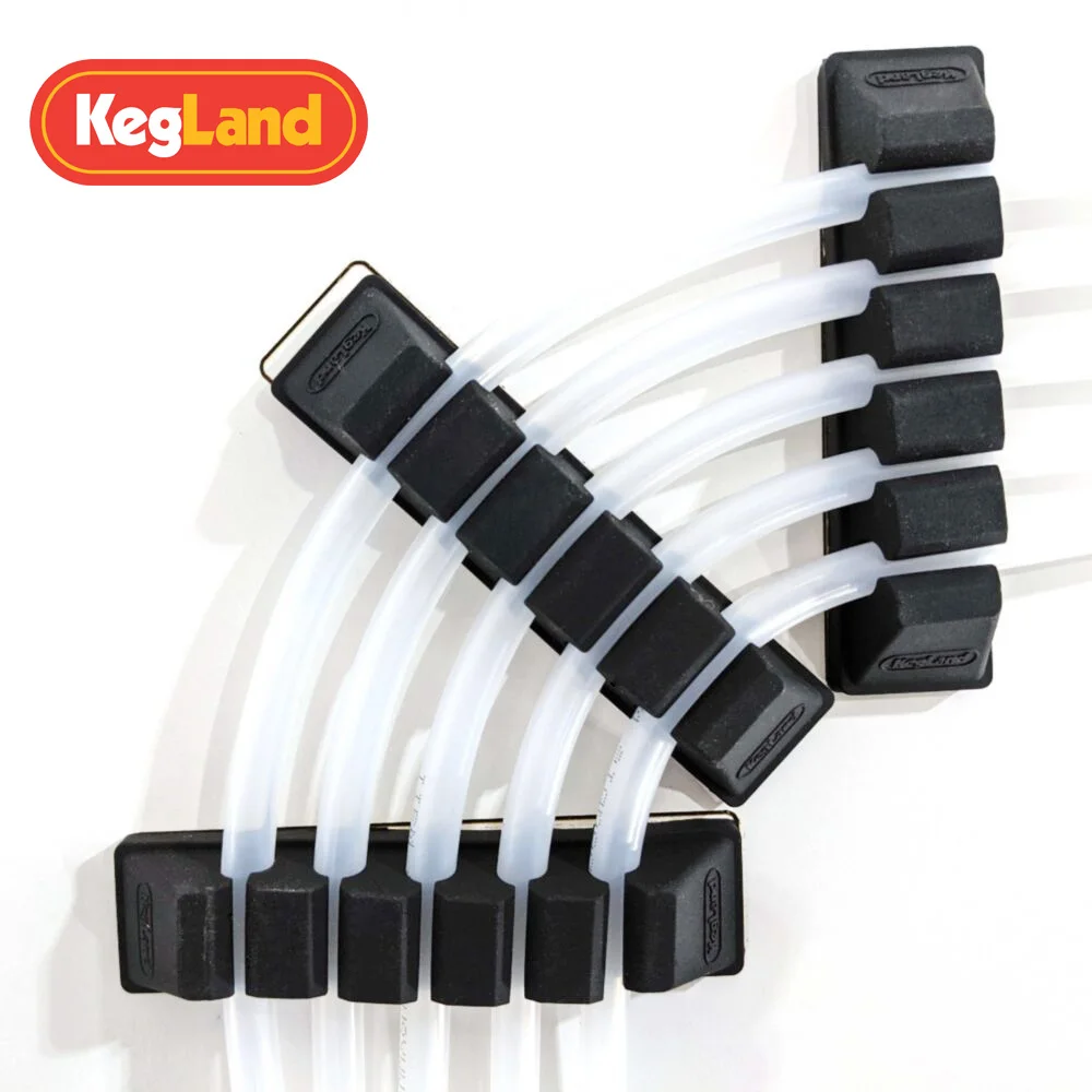 KegLand 8/9,5 mm AD BLT – Beer Line Tidy – Bier- und Gasschlauch-Organizer, Bier-Desktop-Wandkabelmanagement, Heimbrauen – Detail 5