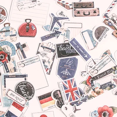 Stickers Crafts Scrapbooking book Student label Decorative stickers kids toys 90 PCS