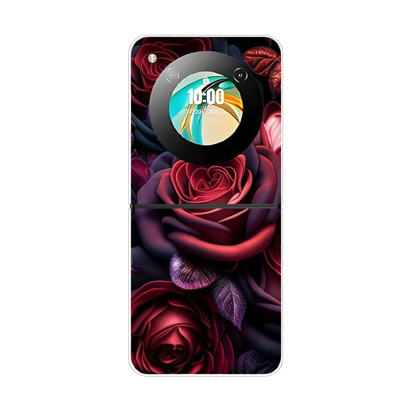 Soft Matte Silicone Back Cover with Fashion Painted Design