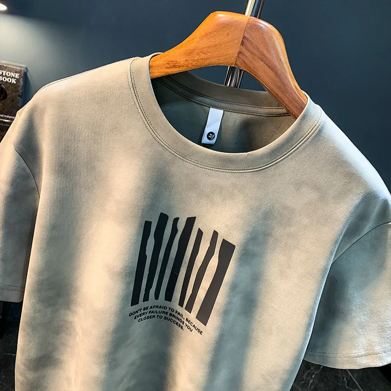 American style trendy T-shirt men's loose tie dye print summer - Main Image