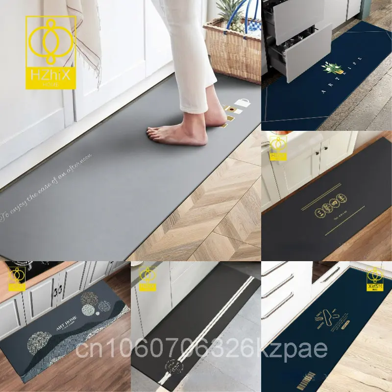 

Kitchen Floor Mat Bedroom Living Room Long Bedside Area Carpet Corridor Rug Home Entrance Doormat Soft Washable Anti-slip Mats