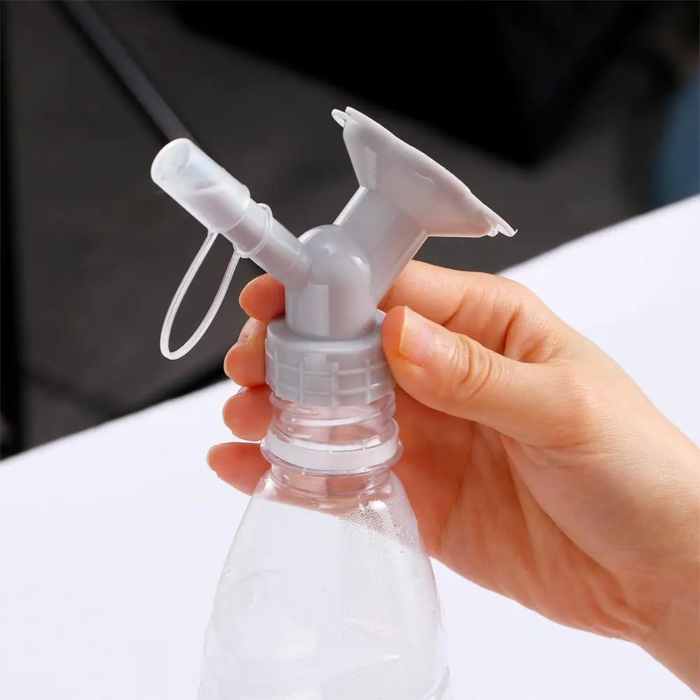 

Home Garden DIY Bottle Cans Sprayer Head Portable 2 In 1 Watering Irrigation Plastic Sprinkler Nozzle for Flower