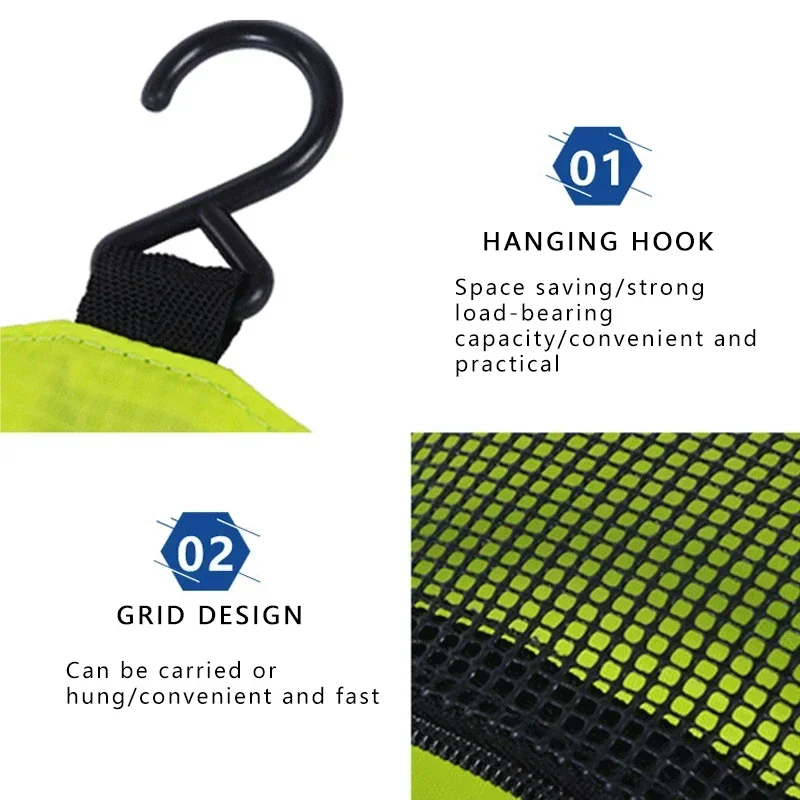 Large Waterproof Hanging Toiletry Bag - Travel Organizer for Men and Women, Foldable Bathroom Kit