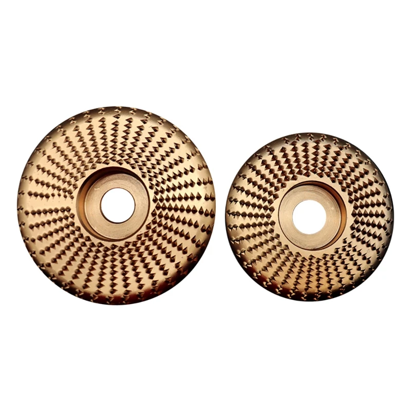 

HOT SALE 2Pcs Plat-Arc Wood Grinding Polishing Wheel Rotary Disc Sanding Carving Tool Abrasive Disc Tools For Angle Grinder