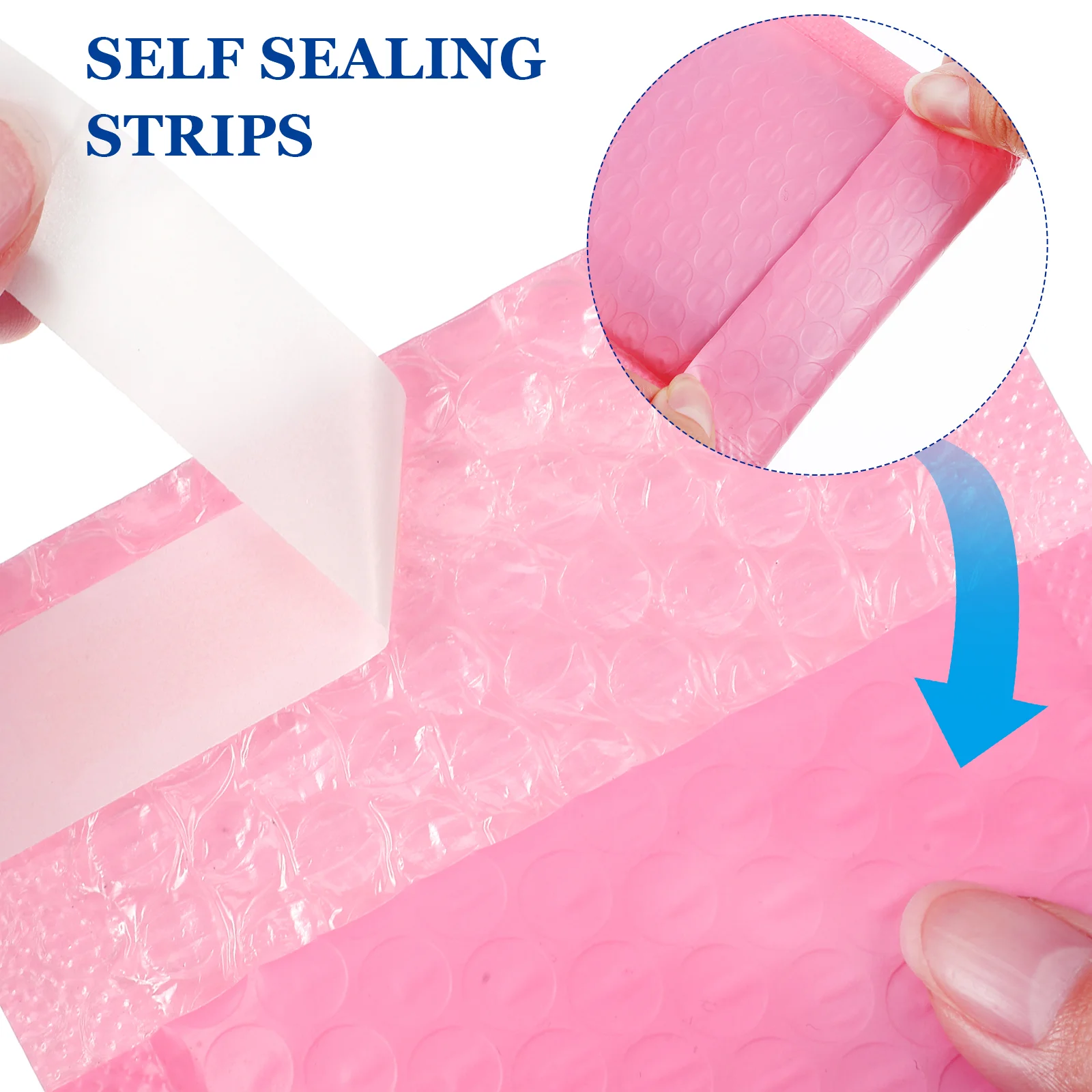 30Pcs Bubble Mailers Padded Envelopes Bright Pink Shipping Pouches Packaging Bags Paper Envelopes Printing Products Wear