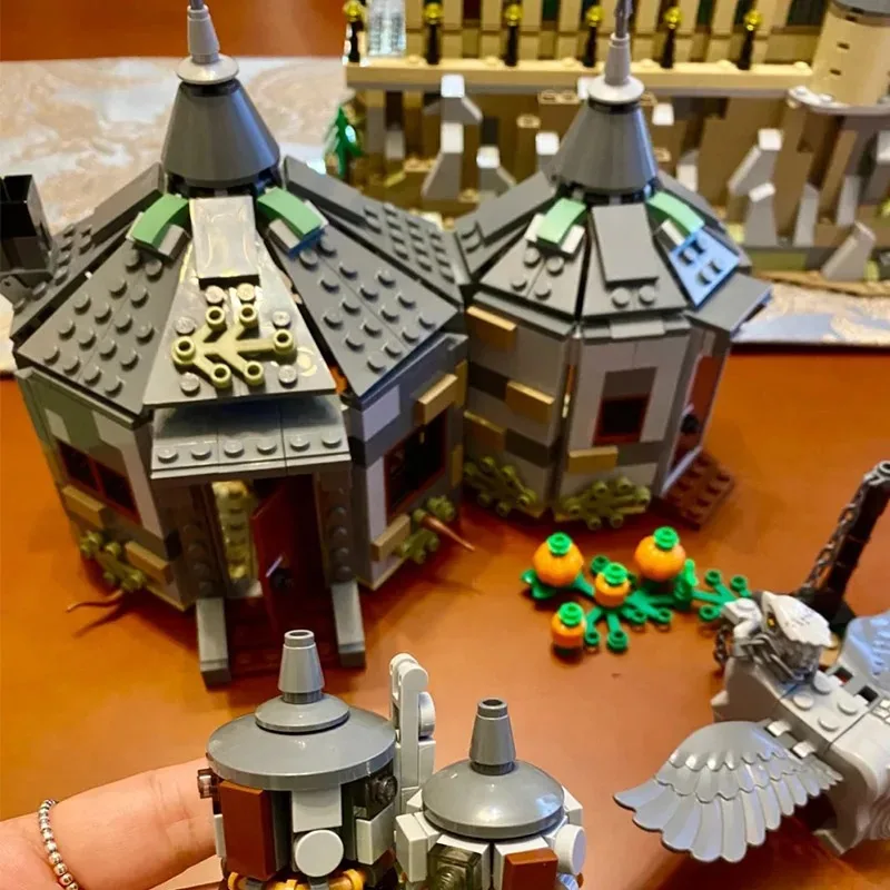 New 496pcs Moc Magical World Wizards Hagrid's Hut Building Blocks Toy Model For Boys Girls Adult Birthday Gift Compatible 75947