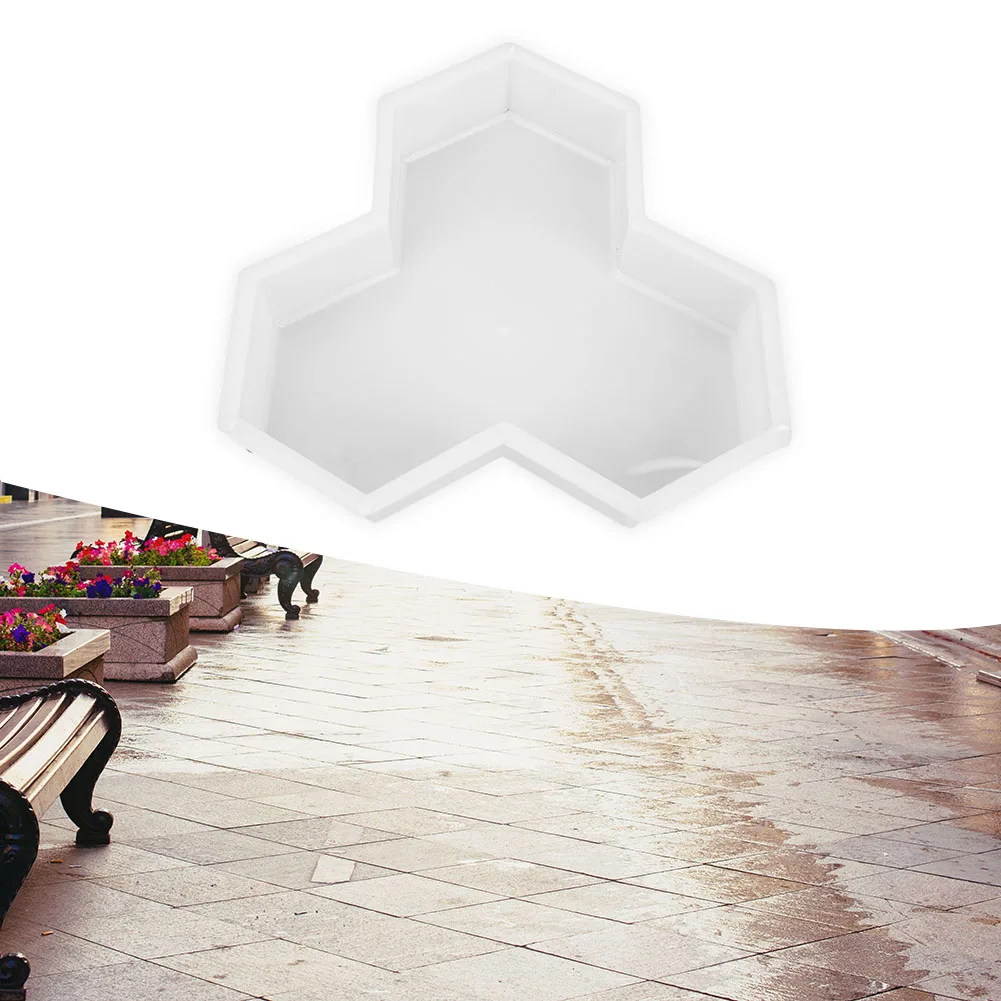DIY Plastic Walkway Mold DIY Manually Paving Maple Leaf Pathway Pavement Mold Paving Brick Mould for Lawn Patio Yard Garden