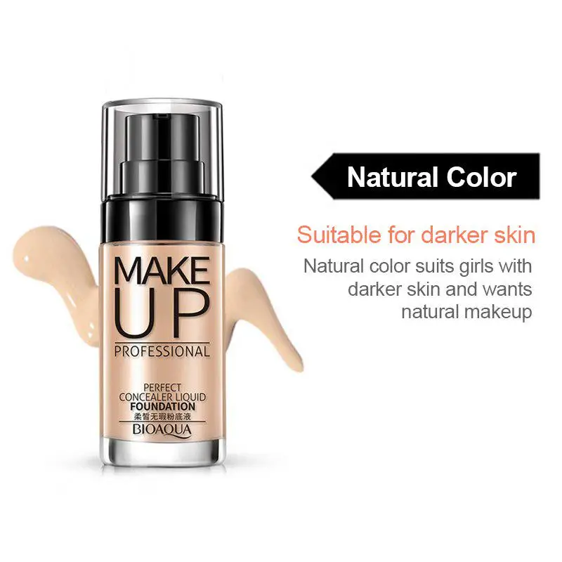 Face Base Liquid Foundation Makeup Waterproof Concealer Whitening BB Cream Cosmetics