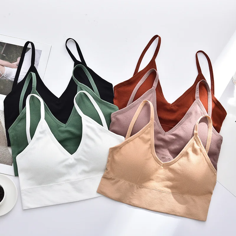 

Gym Fitness Running Sport Brassiere Tops Push Up Bras Sport Bra Top Women V-neck Sports Bra Back Bra Quick Dry Padded Shockproof