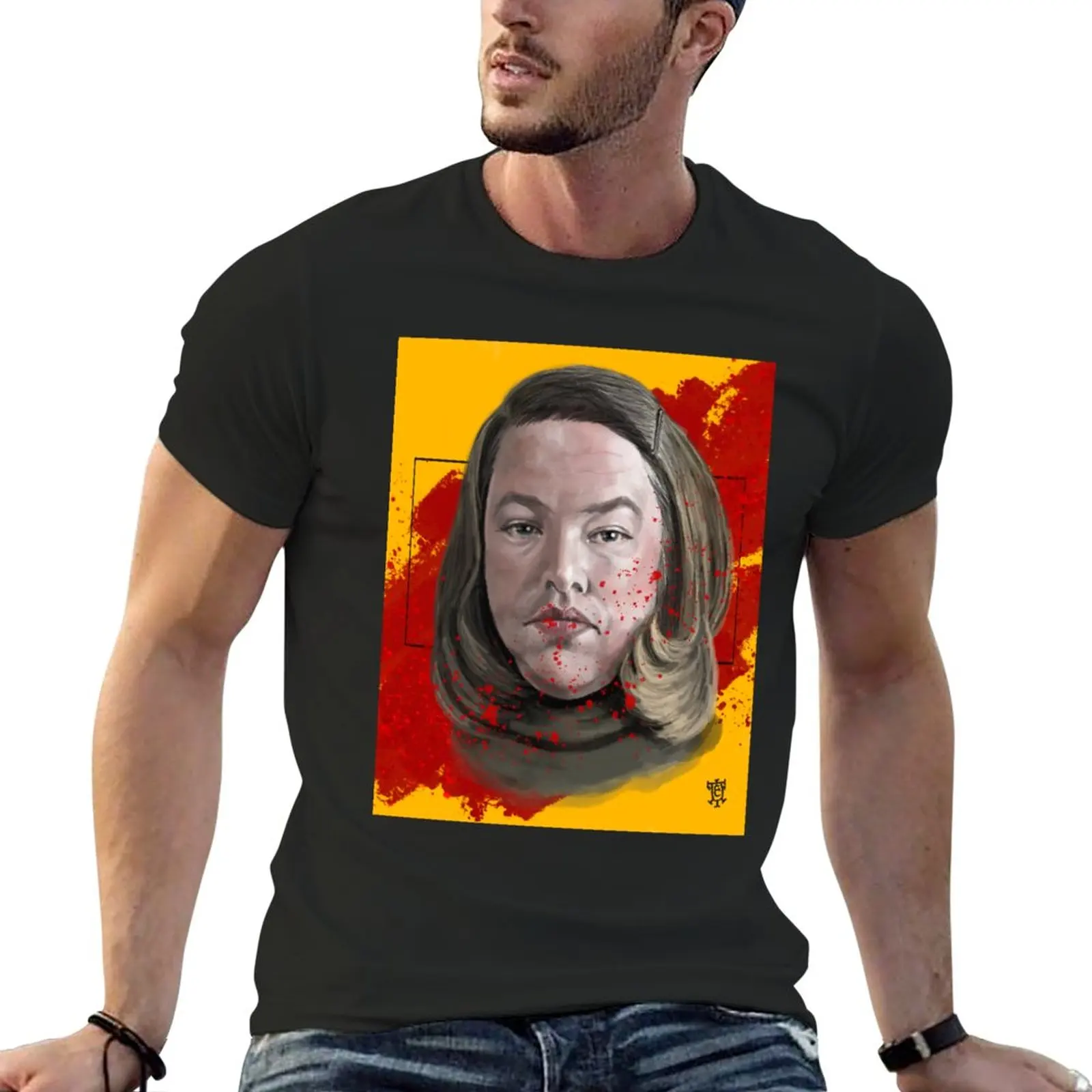 

Annie Wilkes Painting T-Shirt Tee shirt customizeds mens cotton t shirts