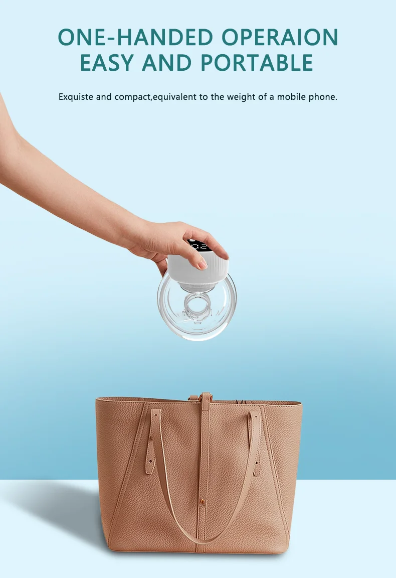 Wearable Breast Pump Hands Free Electric Portable Wearable Breast Pumps BPA-free Breastfeeding Milk Collector