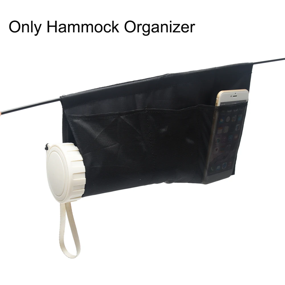 Traveling Portable Foldable Mesh Storage Bag Camping Lightweight Hanging Pouch 7 Pockets Hammock Organizer Outdoor Sports