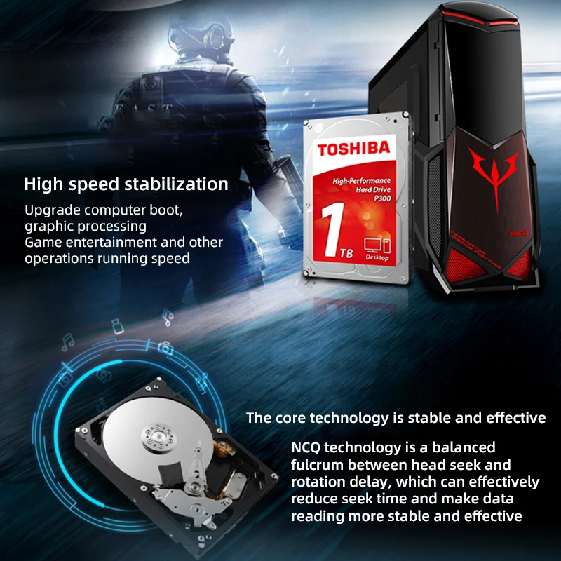 TOSHIBA PC  ϵ ̺, HDD 7200rpm SATA 6 Gb/s, 64 MB ĳ, 3.5 ġ HDWD110, P300