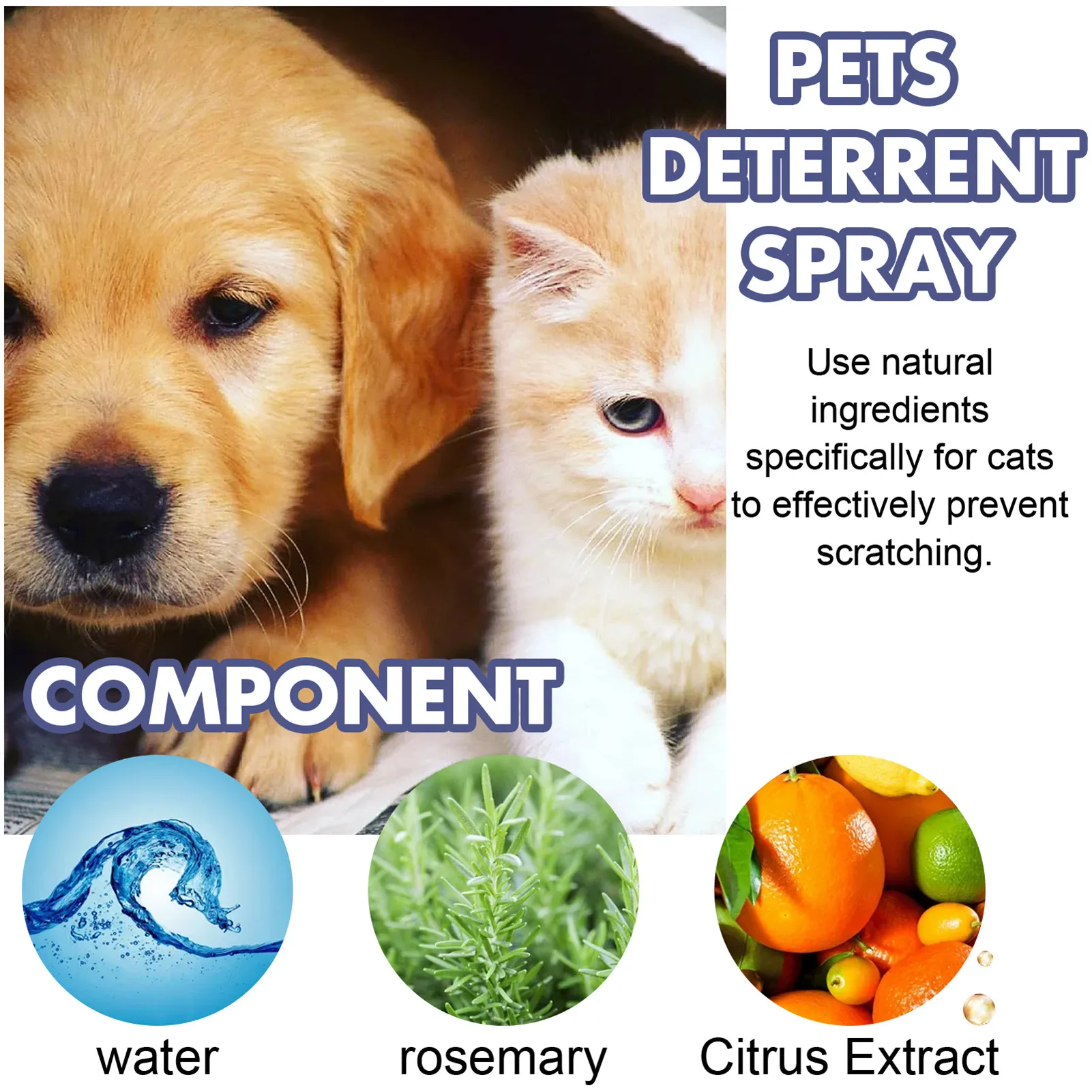 Cat Spray Training Aid For Cat Anti Scratch Furniture Protector Keep Pet Off Cats Scratching Post Safe Restraint Pet Spray 50ml