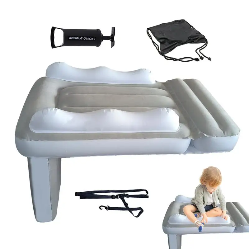 

Inflatable Airplane Baby Travel Bed Car Mattress To Sleep Air Highspeed Railway Sleeping Tools Seat Extender Interior Accessory