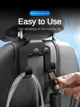 Car Seat Hook & Phone Holder – Multifunctional Back Seat Hanger and Organizer 1