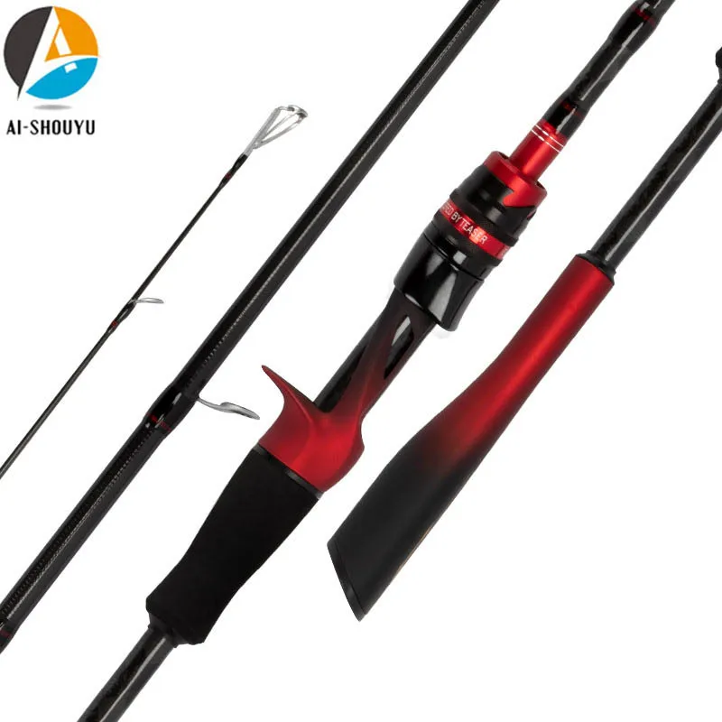 

AI-SHOUYU NEW Lure Rod Fishing Pole 1.98m/2.13m/2.43m /2.7m/3.0m Spinning/Casting Travel Rod Carbon Fishing Pole