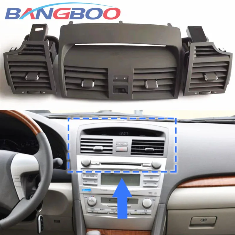 

Car Front Dashboard Air Conditioner Vent Outlet Decorative Panel For TOYOTA Camry ACV4 2006 2007 2008 2009 2010 2011