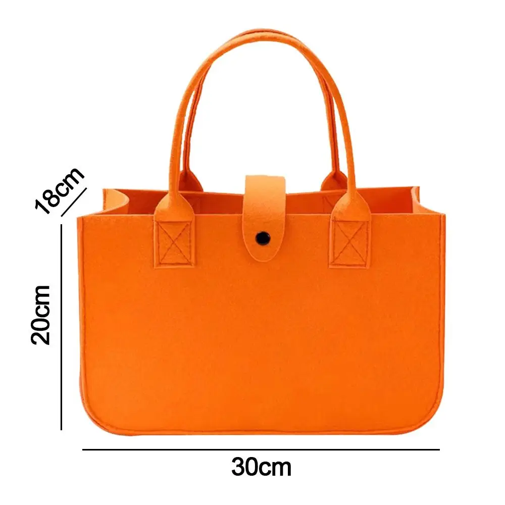 New Felt Shoulder Bag Large Capacity Women Girls Messenger Bag Toy Sundries Storage Organizer Crossbody Handbag Mummy Bag