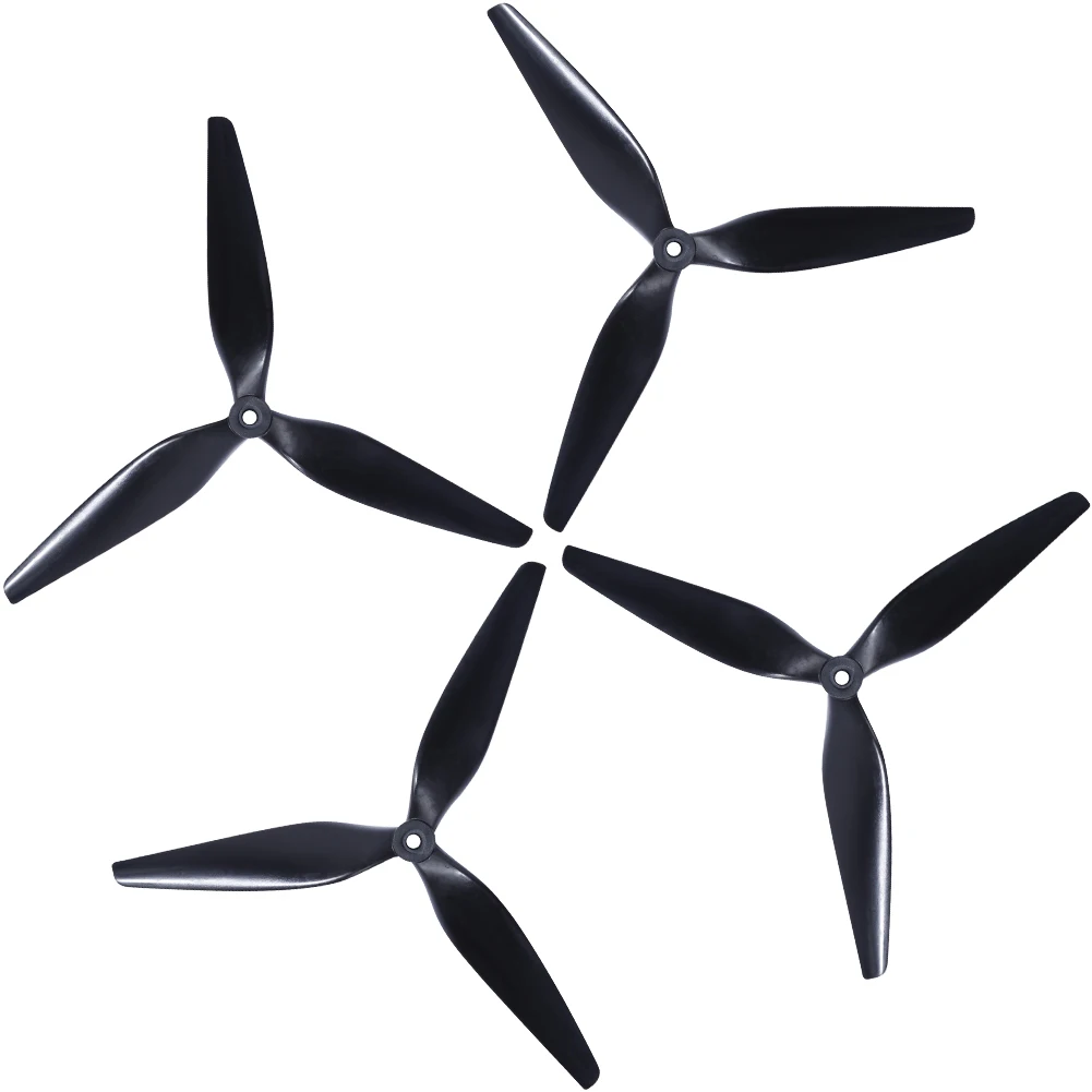 

2Pairs(2CW+2CCW) HQPROP 10X5X3 1050 3-Blade Black-Carbon Nylon Propeller for RC Multirotor X-Class MacroQuad FPV Cinelifter