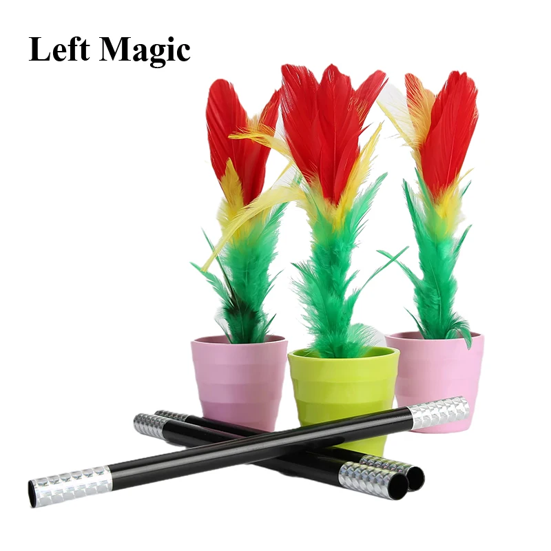 Luxury Magic Wand To Flower Magic Tricks Easy Magic Toys For Adults Kids Show Prop Funny Close Up Stage Magic Props