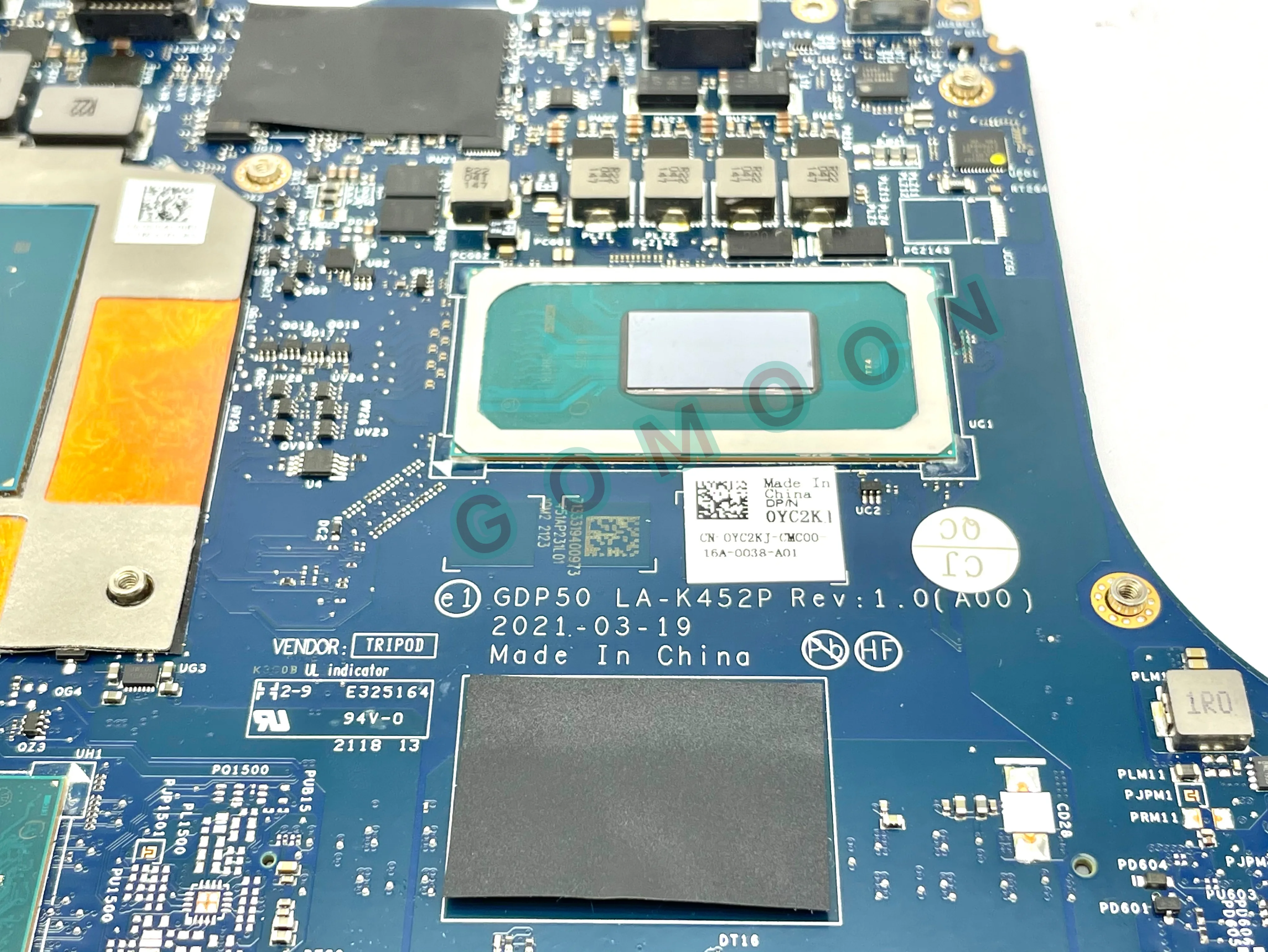 LA-K452P For Dell G15 5511 Alienware m15 r6 i7-11800H RTX 3060/6GB