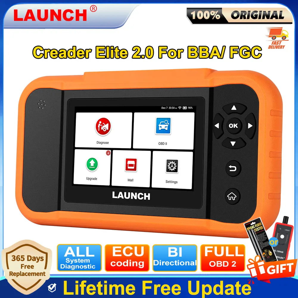 LAUNCH Creader Elite For Nissan - OBD2 Diagnostic Scanner With ECU Coding & IMMO