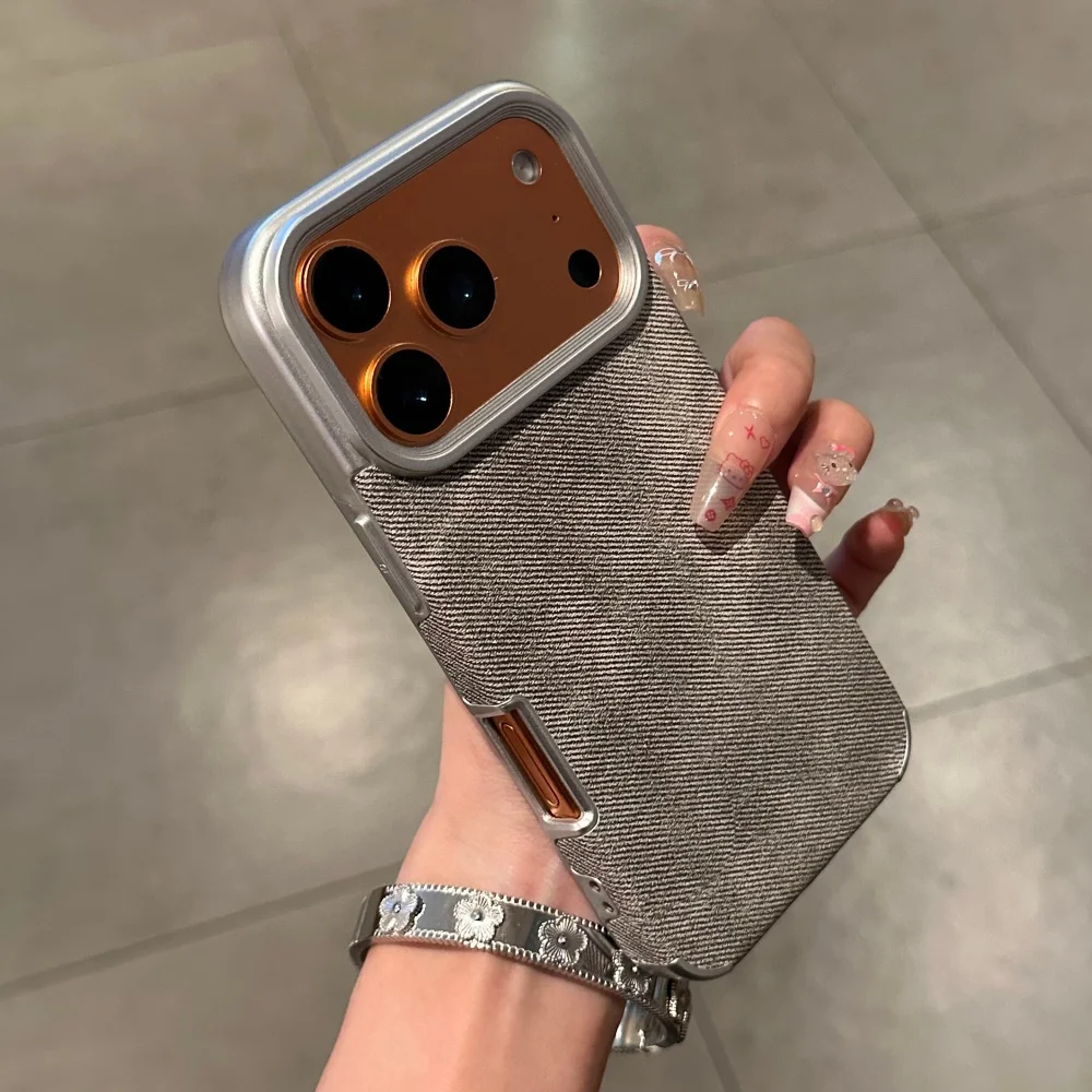 ตัวเลือกสินค้า เคสผ้าลินินกันกระแทก iPhone 17/16/15/14/13/12/11 Pro Max
