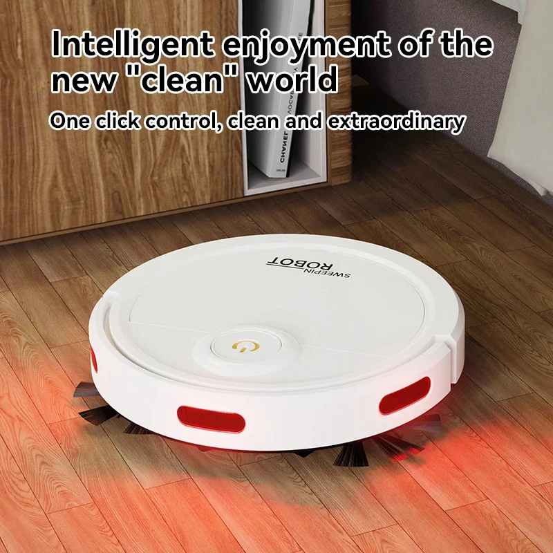 3-in-1 Fully Automatic Sweeper Suction Mopping Sweeping Machine Charge USB Intelligent Kitchen Home Cleaning Robots 2026 New 3