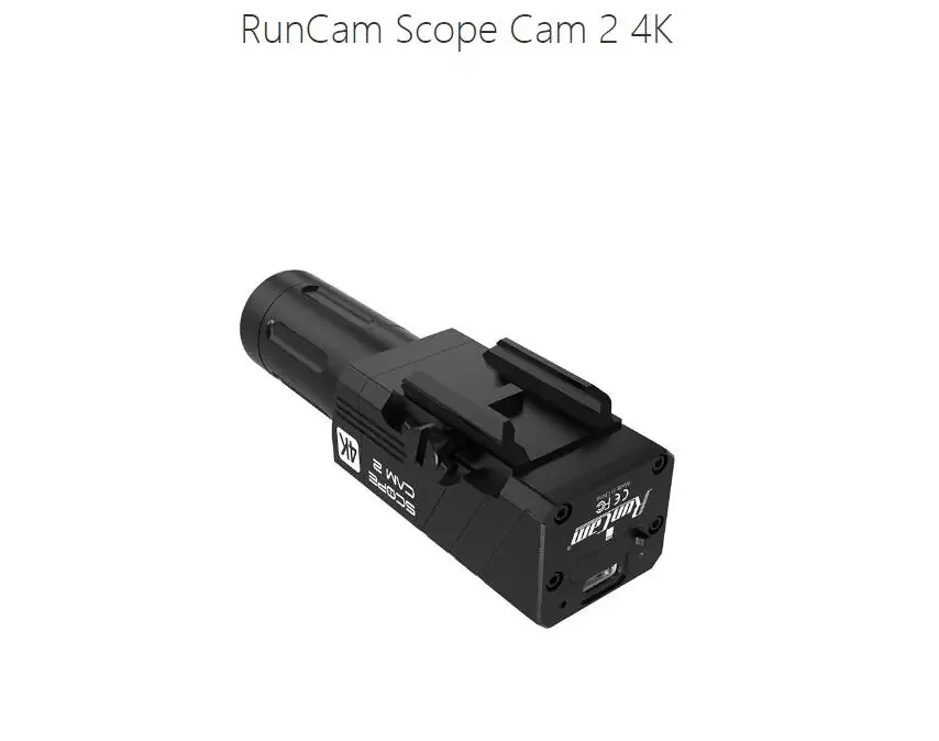 RunCam ScopeCam 2 4K SCOPE CAM2-4K-L40 carcasa de aluminio IP64