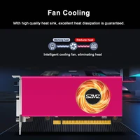 GTX 750TI 4GB Computer Graphics Card DDR5 Low Profile Video Card PCI-E 2.0 16X Desktop Graphics Card HDMI-Compatible Interface 2