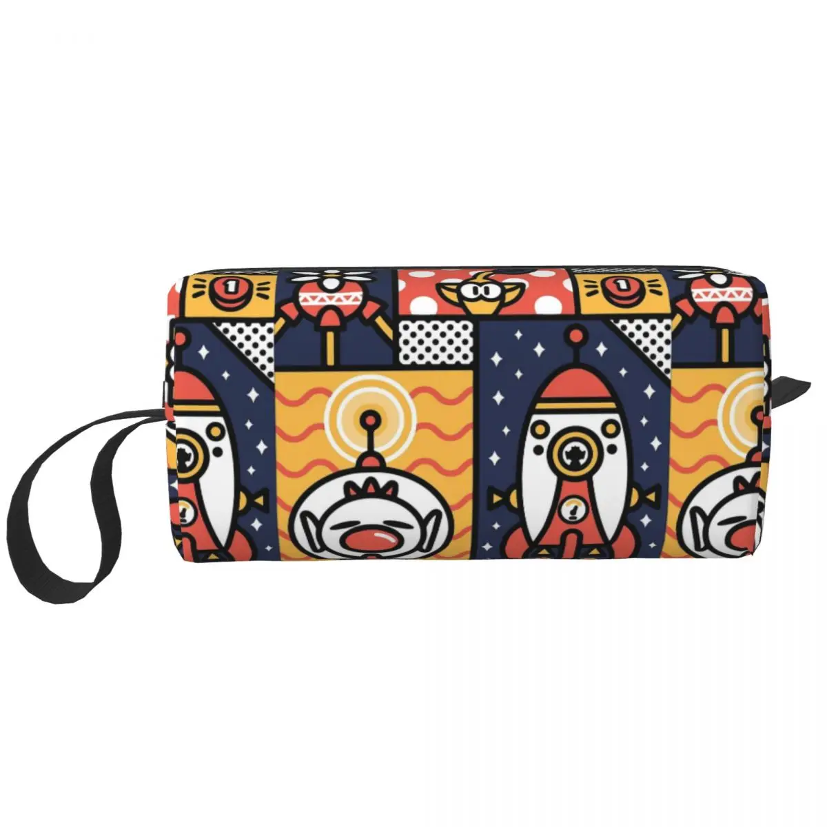 Videogiochi Pikmin 4 Olimar Makeup Bag Pouch Zipper Cosmetic Bag Travel Toiletry Small Makeup Pouch Storage Purse For Women