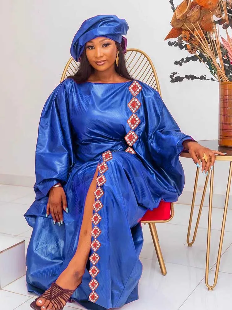 Bazin Riche 2023 ������ī �� �巹��, ������ ȭ���� �ǻ�, Guipure Bazin Riche Dashiki �κ�, ����� ���̵� ���� ��Ƽ �巹��, �Ż�