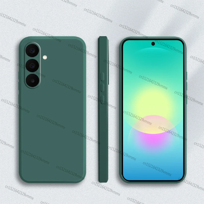 Premium Liquid Silicone Shockproof Phone Case - Elegant Back Cover