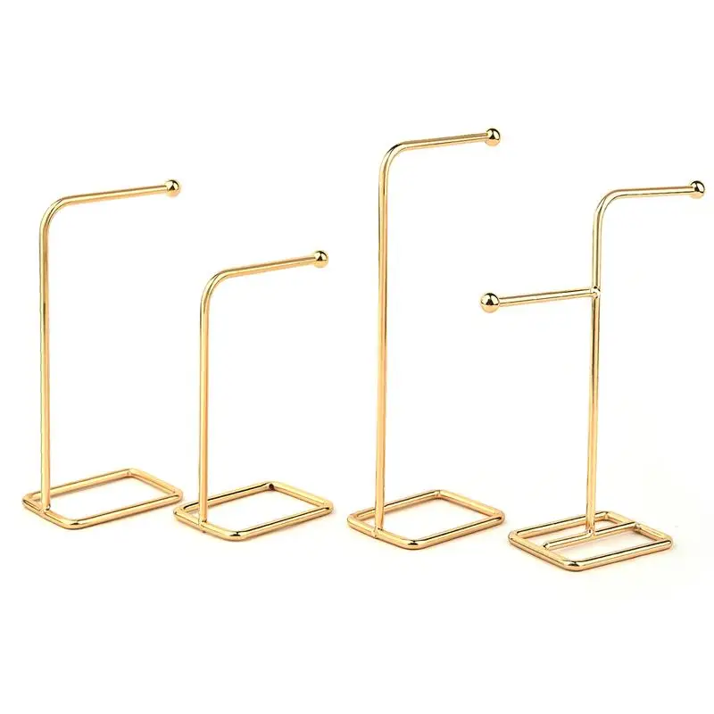 Jewelry Display Organizer Metal Earring Storage Rack Jewelry Organizer Holder Earrings Pendants Necklace Display Stand Shelf