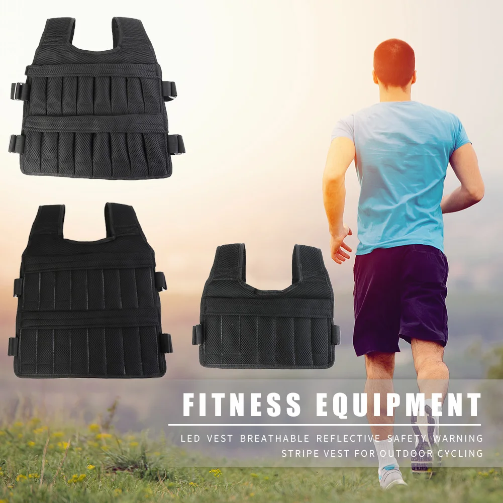 3/15/35kg Weighted Vest Adjustable Weighted Exercise Vest Workout Equipment for Workout Strength Training Running Fitness