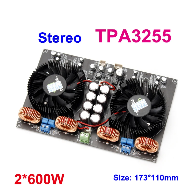 TPA3255 Power Amplifier 2.0 CH Stereo Audio HiFi Audio AMP Mono 4/6/8 ...
