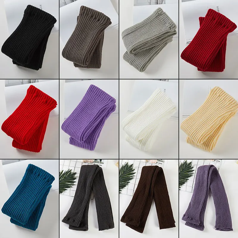 Frauen Yoga Tanz Fitness Wolle Gestrickte Socken 90 cm Ballett Tanzen Aufwärmen Socke Bein Wärmer Winter Über Knie Oberschenkel hohe Strümpfe – Detail 1